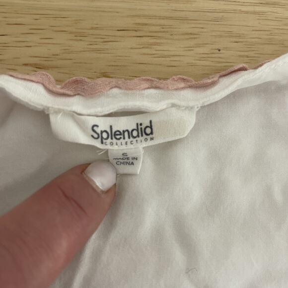 Splendid Womens Size Small Riviera‎ Rick Rack Trim Elastic Blouson Maxi Dress - Picture 3 of 10